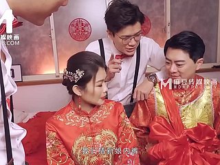 MODELEDIA ASIA-Lewd Nuptial Scene-Liang Yun Fei-MD-0232 Il miglior video porno asiatico originale