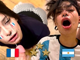Argentinië wereldkampioen, fan neukt Frans na consecutively a the worst - Meg Spoilt